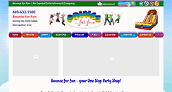 Desktop Screenshot of bounceforfun.com
